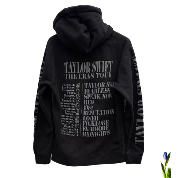 Taylor Swift Black Graphic Hoodie Size Small - Picture 3 of 5
